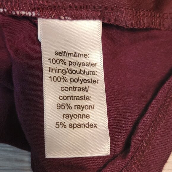 Maurices Top Size 0=14 W Floral Chiffon Overlay Slinky Knit Hi Low Hem Boho - Picture 6 of 11